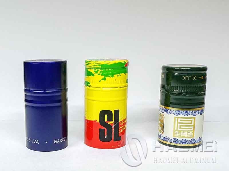 Custom Printed Aluminum Caps for Wholesale