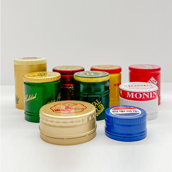 28/38mm Aluminum Plastic Bottle Caps